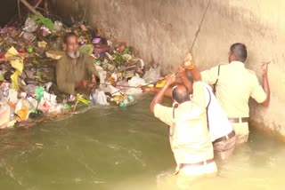 Man BP Down and Fell into Canal in Tenali Of Guntur District