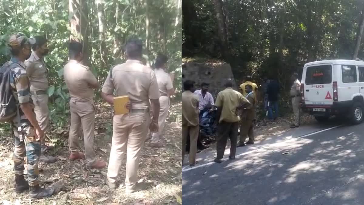 Unidentified body found  Dead body  body found in Tamil Nadu forest  Unidentified Body in Kumily