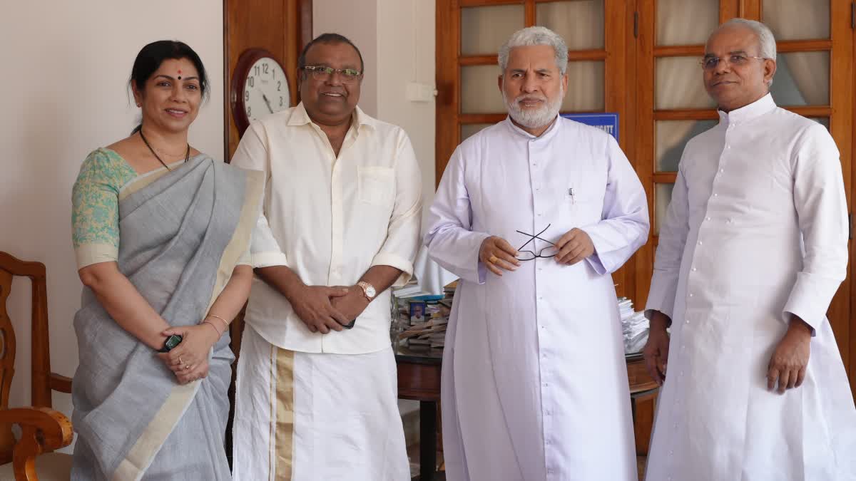 Constituency Visit  Thushar Vellappally  Bishops  Kottayam