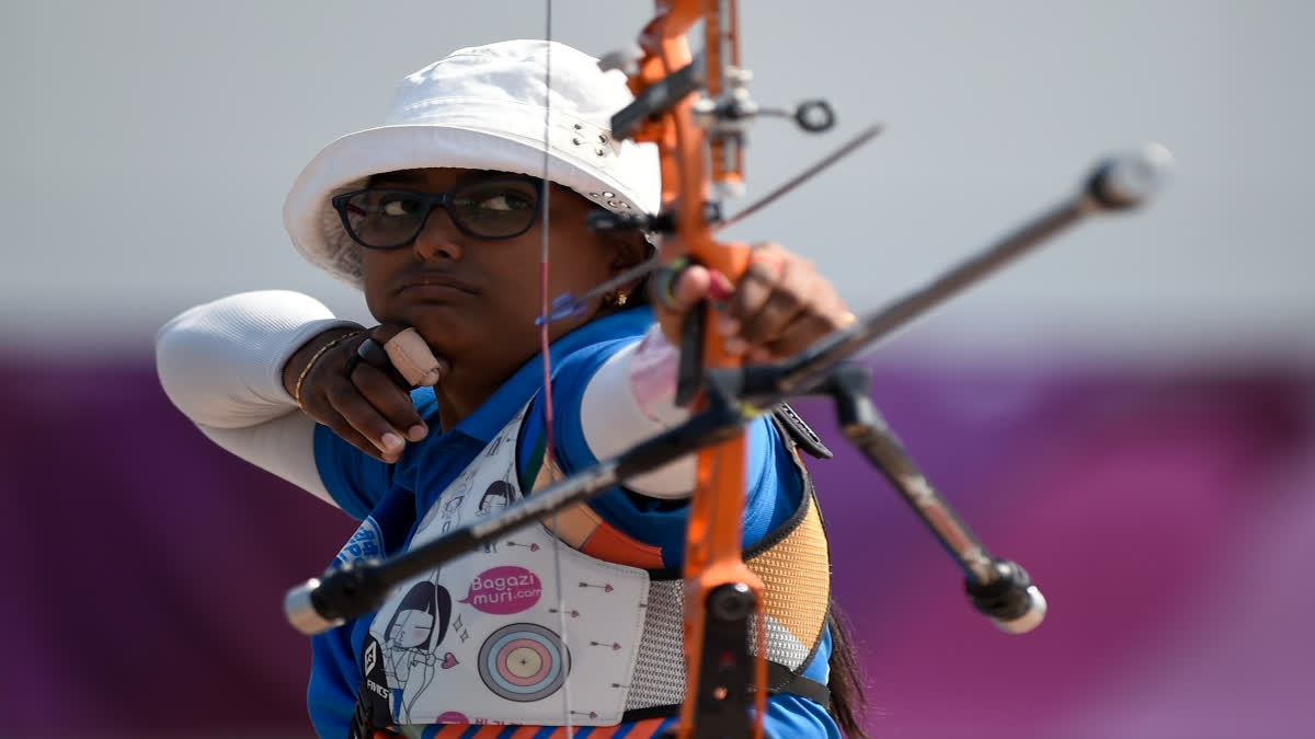Former world number one Deepika Kumari topped the selection trials for the upcoming World Cups and Paris Olympics on Saturday.