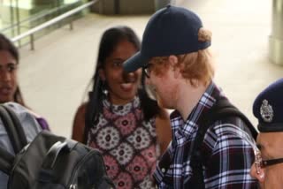 Ed Sheeran leaves Mumbai