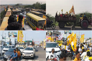 Huge number of TDP BJP and Janasena Workers Attending Praja Galam Meeting