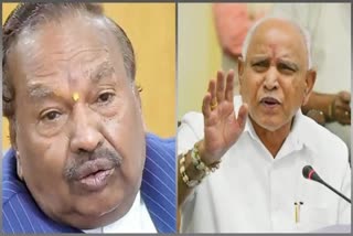 Lok Sabha election 2024  B S Yediyurappa  K S Eshwarappa  Conflict in Karnataka BJP