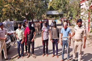 मुजफ्फरपुर में छह साइबर ठग गिरफ्तार