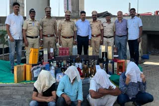 State Excise Department Raid Fake Liquor seized worth  27 lakhs rupees