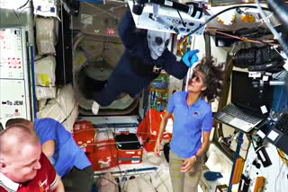 NASA SPACEX CREW 10 MISSION  NASA ASTRONAUT SUNITA WILLIAMS  NASA ASTRONAUTS IN ISS  ALIEN IN SPACE