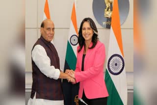 Tulsi Gabbard and Rajnath Singh discussed many issues