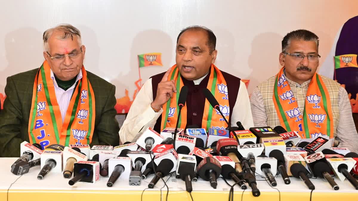 Jairam Thakur Slams CM Sukhu