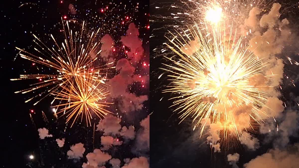 THRISSUR POORAM  SAMPLE FIREWORKS  THIRUVAMBADY PARAMEKKAVU  തൃശൂർ പൂരം സാമ്പിൾ വെടിക്കെട്ട്