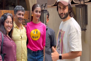 Pooja Hegde Steps out with Family for Lunch Date with Rumoured Beau Rohan Mehra - Watch