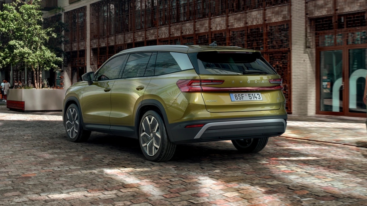Rear Profile of 2025 Skoda Kodiaq