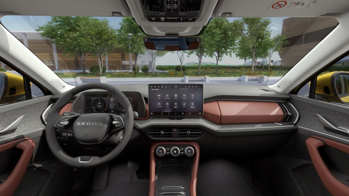 Interior of 2025 Skoda Kodiaq