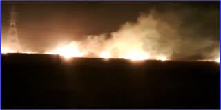 Crop fire in Ambala
