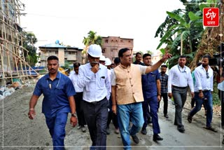 Assam CM Inspected the progress of the Pragjyotishpur Medical College