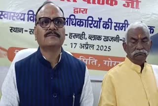 गोरखपुर पहुंचे डिप्टी सीएम ब्रजेश पाठक.