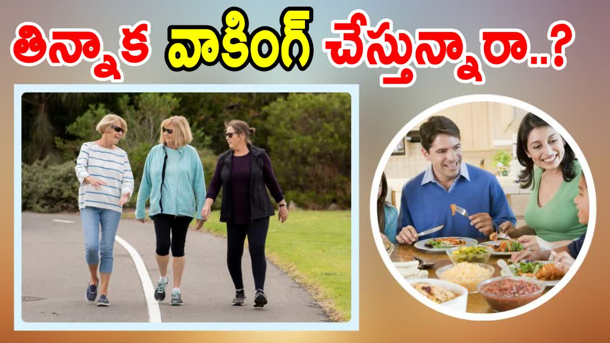 Walking after Meals is Good for Health​