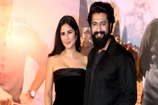 Katrina Kaif with husband Vicky Kaushal