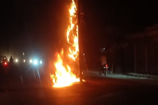 TRANSFORMER CAUGHT FIRE IN MORENA