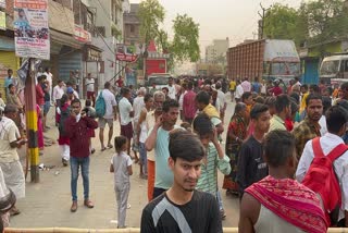 Locals protest after body of a boy found in school drain in Patna on Friday May 17, 2024