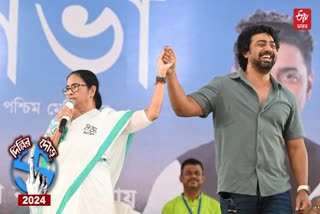 Mamata Banerjee with Dev