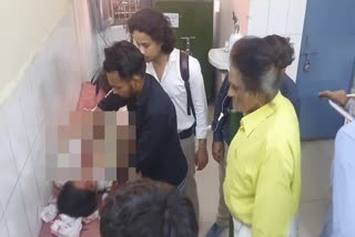 Woman being treated at a hospital after being injured in Chinese manja in Aligarh, Uttar Pradesh on Friday, May 17, 2024