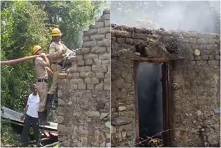 Mandi fire breaks out in cow shed
