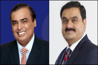 Mukesh Ambani and Gautam Adani