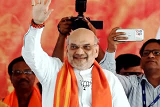 Union Home Minister Amit Shah road show live in Ranchi