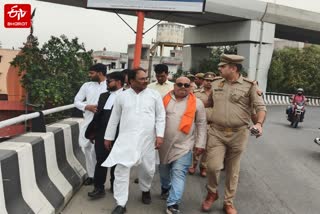 लखनऊ में आम आदमी पार्टी का हल्लाबोल.