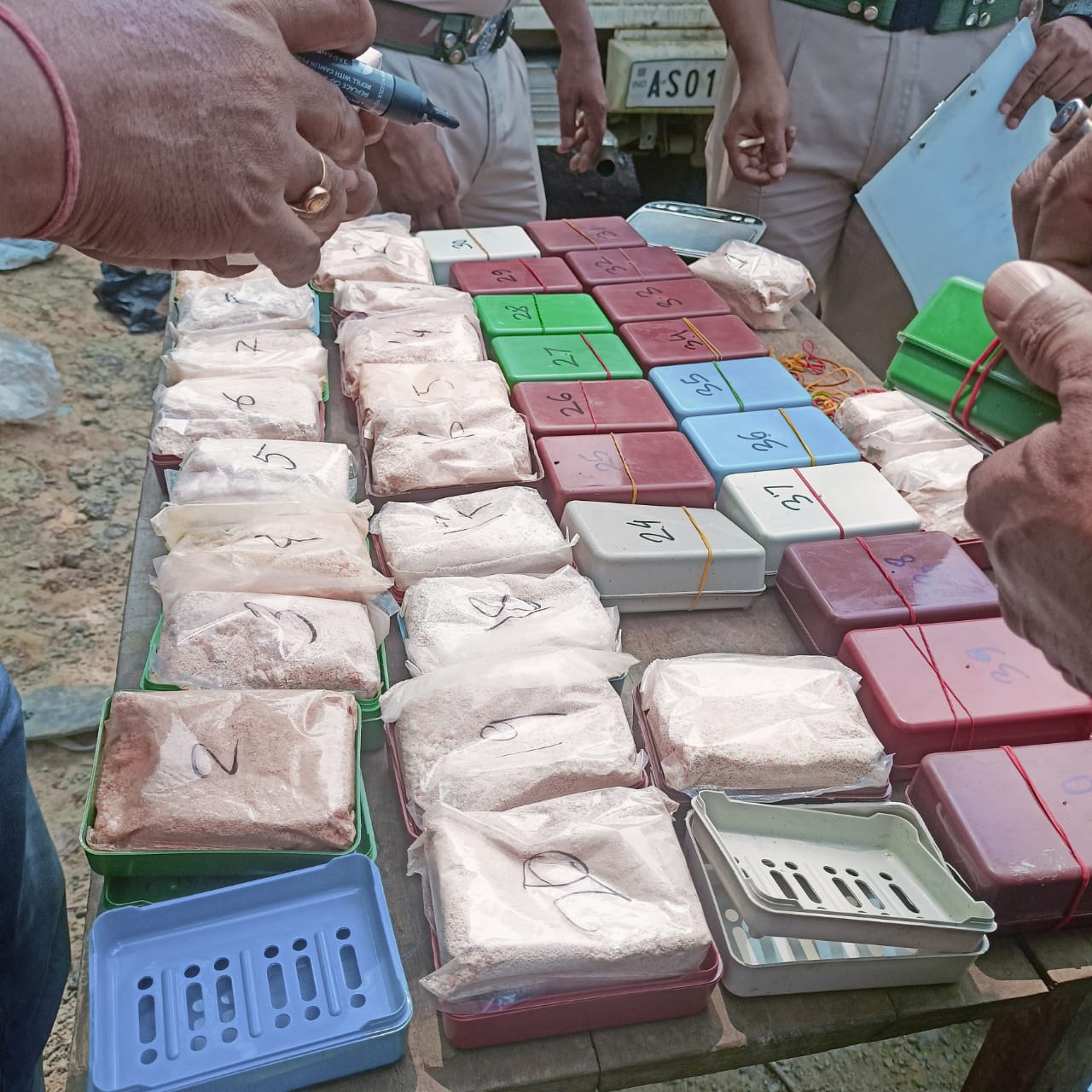 Golaghat police seize heroin worth Rs 3 crore nearly 1000 kg of ganja