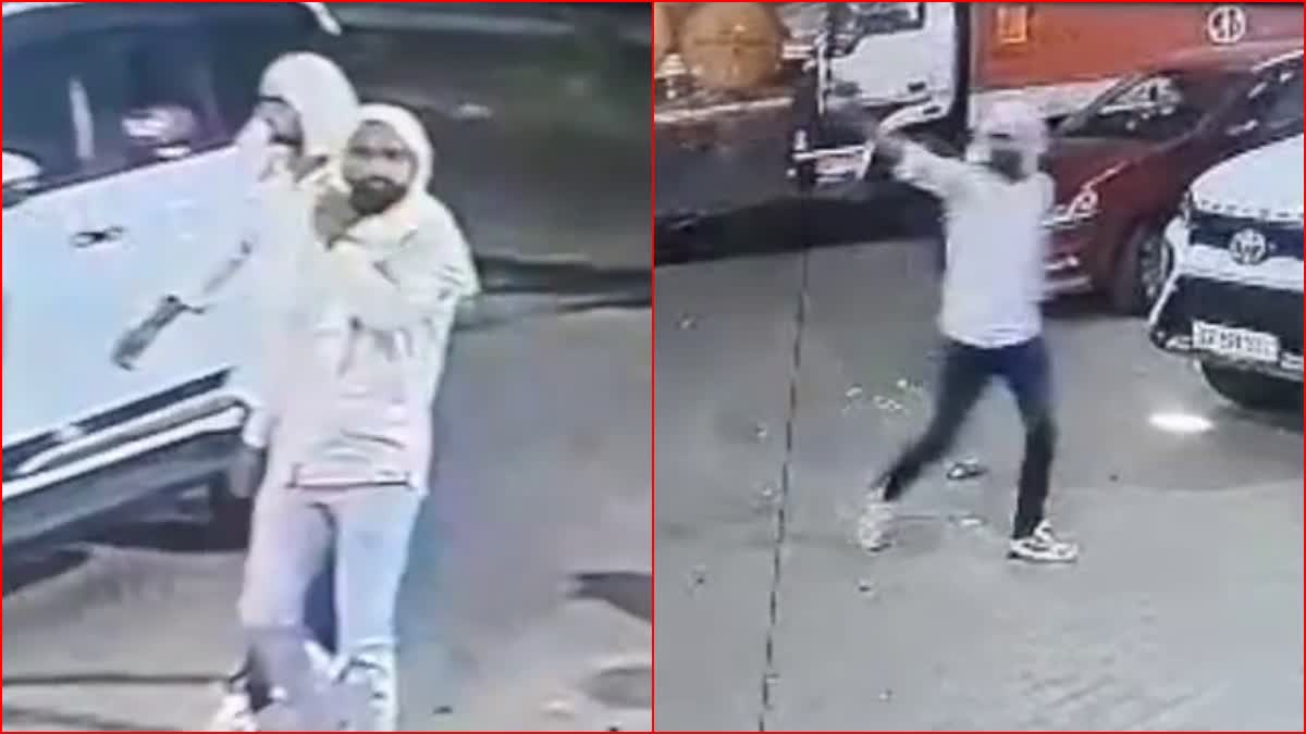 firing on liquor shop in gurugram