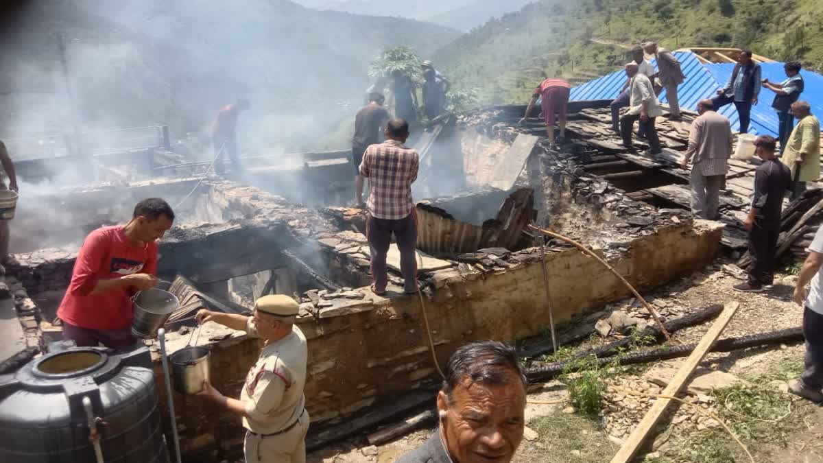 fire incident in Karsog