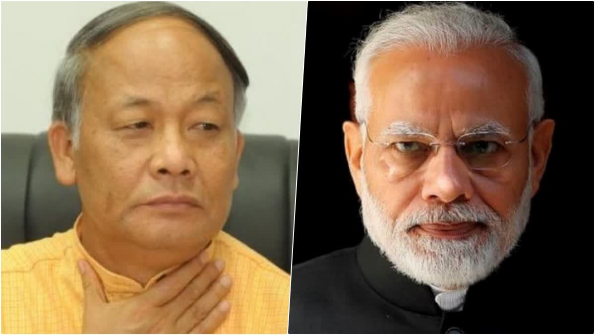 Manipur latest news  Manipur violence  PM Modi silence  Opposition response  Okram Ibobi Singh  Narendra Modi  Prime minister  മണിപ്പൂര്‍ ഇന്ത്യയിലാണോ അല്ലയോ  പ്രധാനമന്ത്രിയുടെ മൗനത്തെ വിമര്‍ശിച്ച്  മുന്‍ മുഖ്യമന്ത്രി ഒക്രം ഇബോബി സിങ്  പ്രധാനമന്ത്രി  10 പ്രതിപക്ഷ പാര്‍ട്ടികളുടെ പ്രതിനിധി സംഘം  പ്രതിനിധി സംഘം  നരേന്ദ്രമോദി  മണിപ്പൂരിലെ സംഘര്‍ഷത്തില്‍  കോണ്‍ഗ്രസ്  ഒക്രം ഇബോബി സിങ്  ജയ്‌റാം രമേശിന്‍റെ പ്രതികരണം