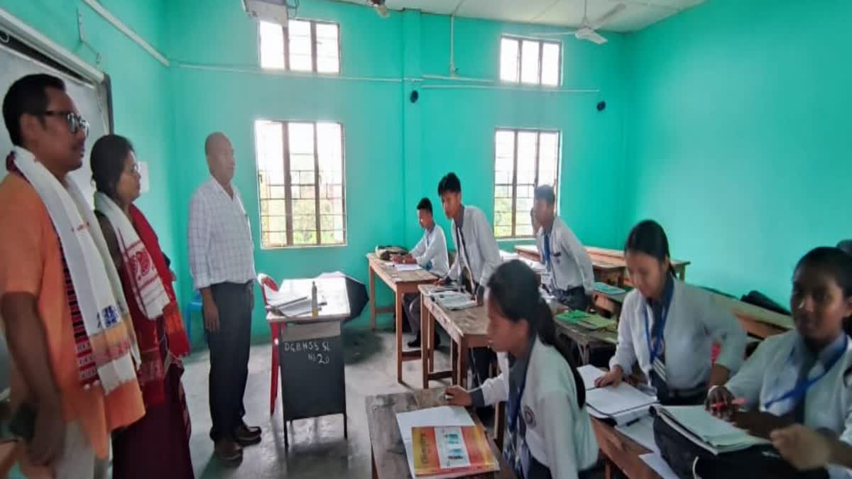 Minister Nandita Garlosa Visited School in Diphu