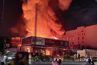 Fire accident in clothing store at PANAMA