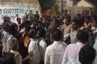 Villagers questions on MLA Rajaiah