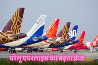 domestic airlines passengers increasing continuously