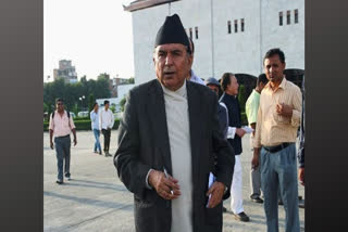 Nepal President Ram Chandra Paudel was admitted to the hospital on Saturday morning after complaining of chest pain. This is his second hospitalization within a week.