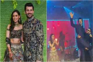 Karan Deol Drisha Acharya sangeet ceremony