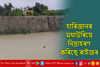 Erosion in Barpeta town