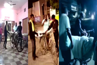 Body Carried on Bicycle in Odisha ETV BHARAT