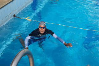 Swimmer Rajesh Bhosle