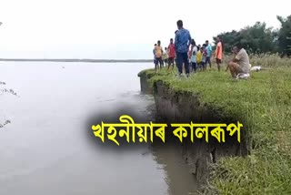 Heavy Erosion of Brahmaputra River