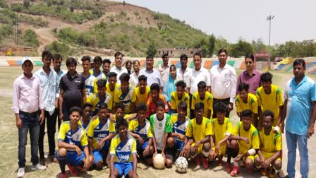 Paharia football competition in Sahibganj