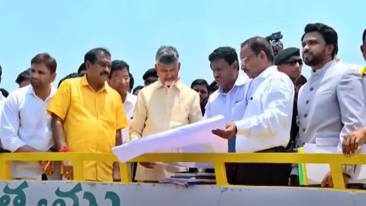 AP CM Chandrababu Visited Polavaram