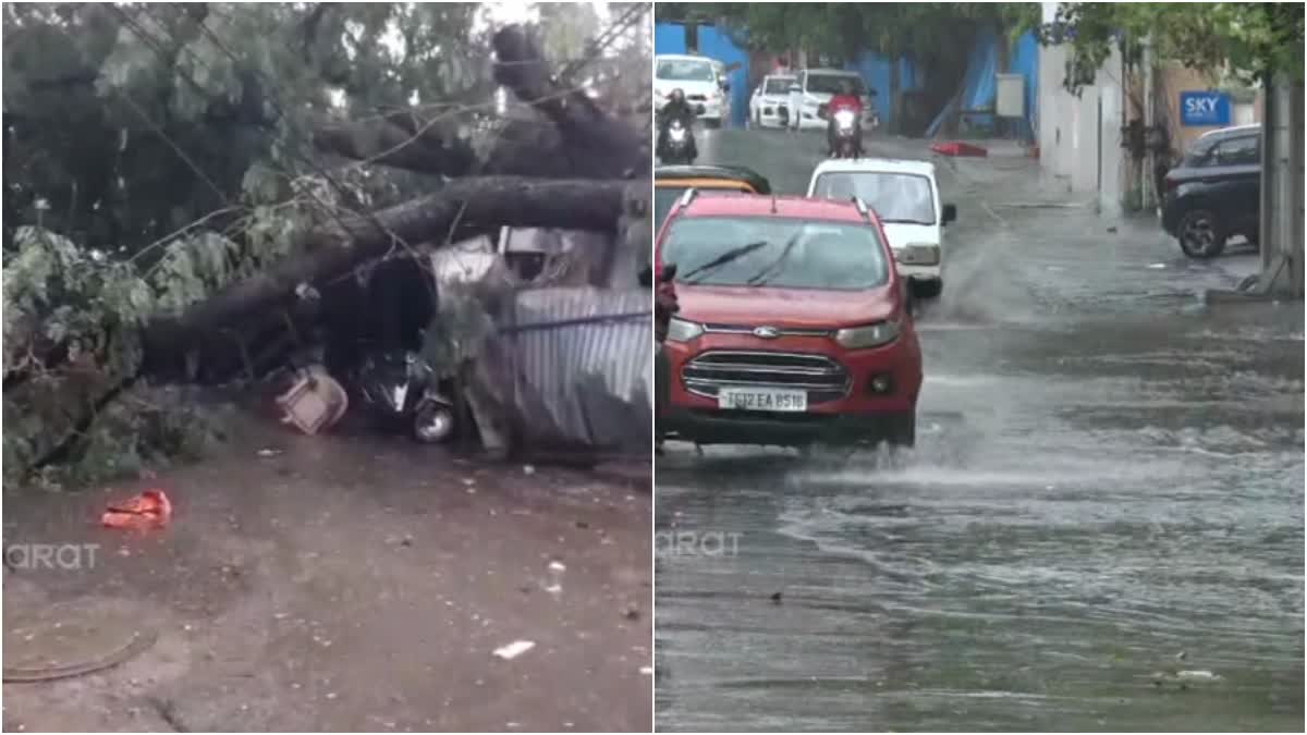 MINISTER PONNAM ON HYDERABAD RAINS  HEAVY MONSOON RAINFALL IN HYDERABAD  HYDERABAD RAIN NEWS  WEATHER REPORT