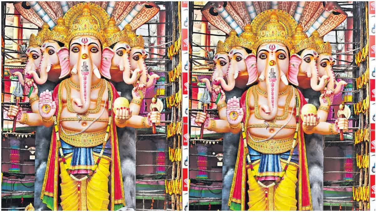 Vinayaka Chavithi, eagerly awaited by the people of Hyderabad, is just three months away. As part of the celebrations, the famous Khairatabad Ganesha idol is being made.