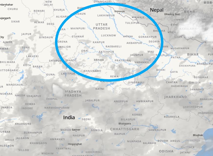 When will monsoon rains start in Uttar Pradesh from 17 June to 20 June when will heatwave end, today and tomorrow's weather, Hindi detailed story with satellite map.