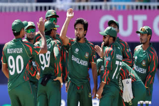 Najmul Hussain Shanto-led Bangladesh side secured a comprehensive victory in the low-scoring game and booked their berth in the Super Eights stage of the ongoing T20 World Cup 2024. Tanzim Hasan Sakib was the stand-out performer of the match as he bowled an incredible four overs spell including whopping 21 dot balls and picked his career-best figures -- four wickets for mere seven runs to help his side finish on the second spot of the Group stage.