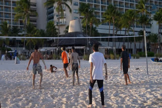 team India in Barbados